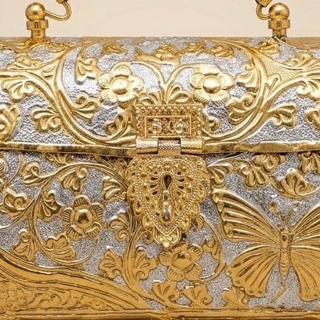 Minakari brass butterfly - Image 3
