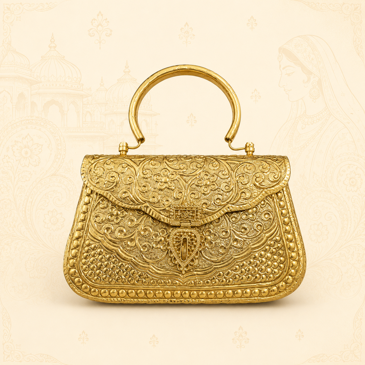 Full Golden pattern brass