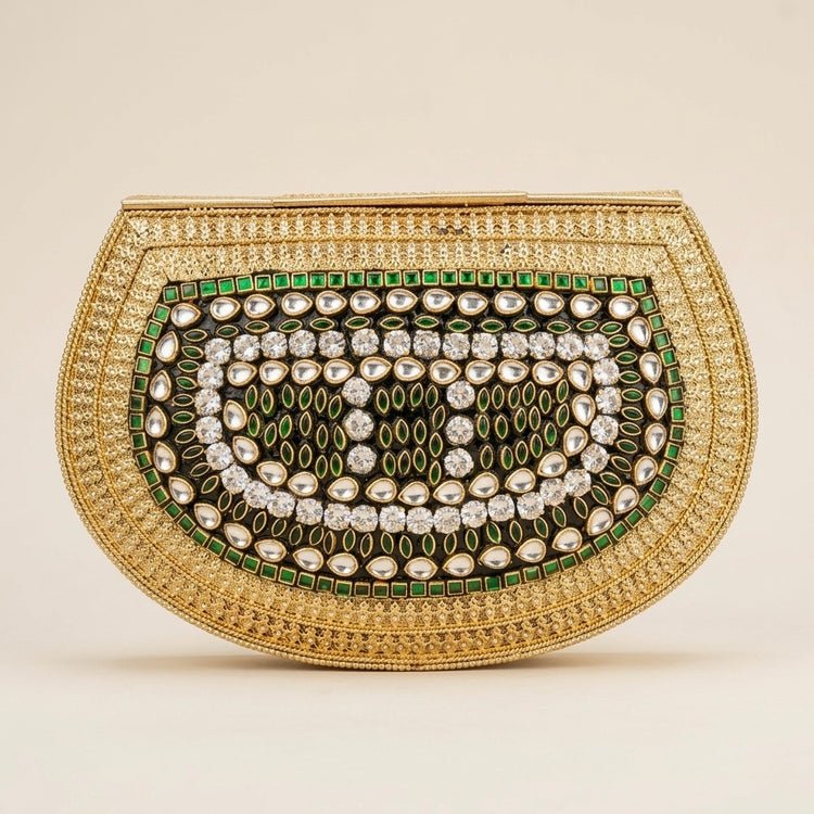 Kundan Meena Embellished Clutch - Image 2