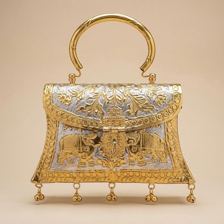 Meena brass fancy bag - Image 2