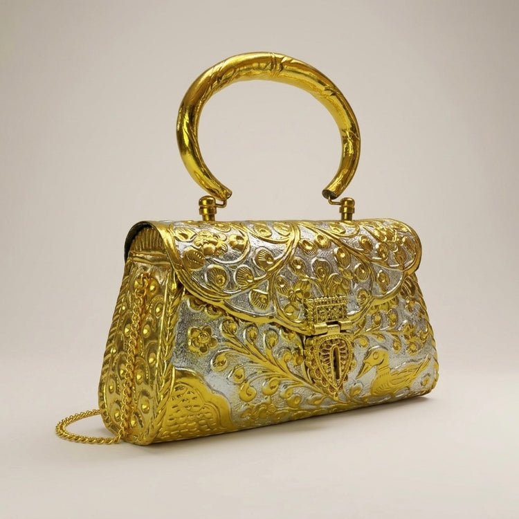 Meena Golden Dual tone Brass