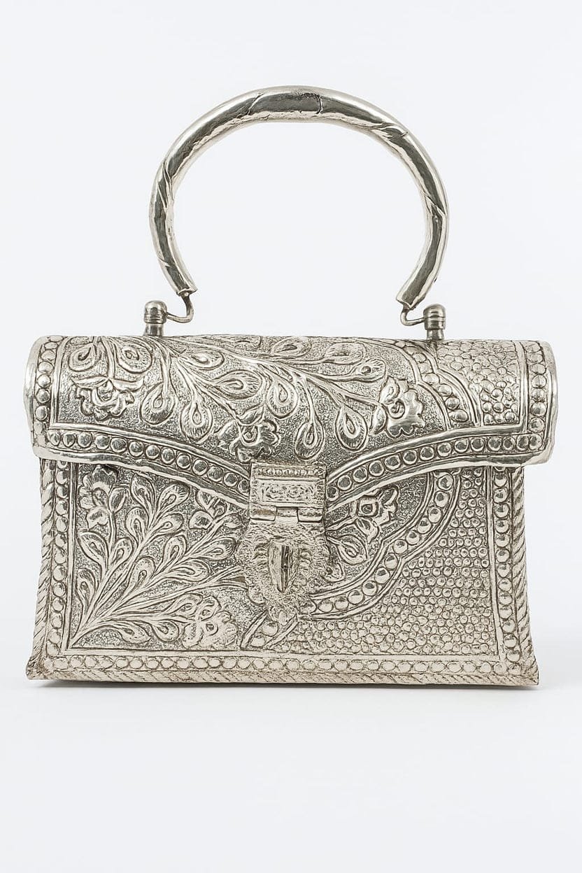 Minakari silver Pattern with handle - Image 2