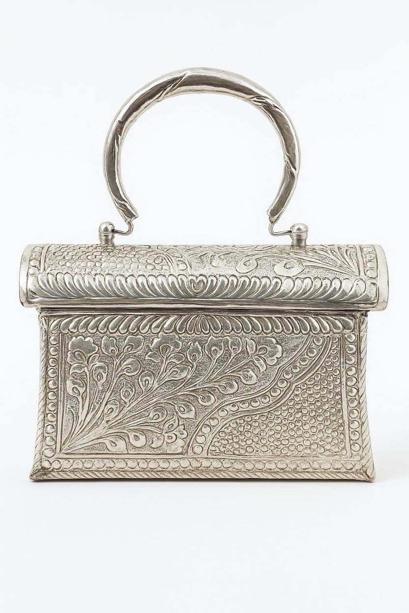Minakari silver Pattern with handle - Image 3